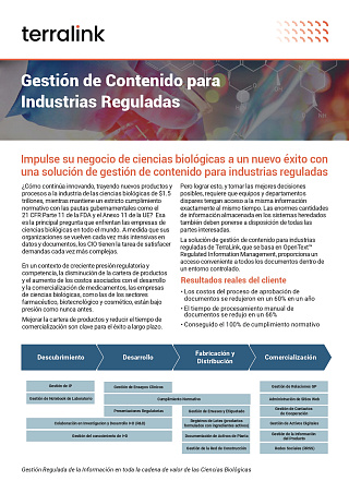Gestión de Contenido para Industrias Reguladas